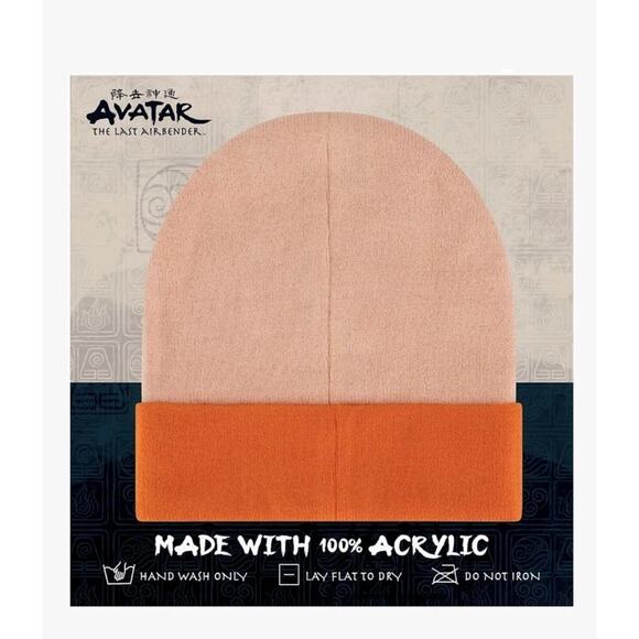 Avatar the Last Airbender Hat Beanie Knit Cap Anime Cartoon Cosplay Aang Arrow - Picture 4 of 4